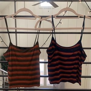 Two Striped tank tops